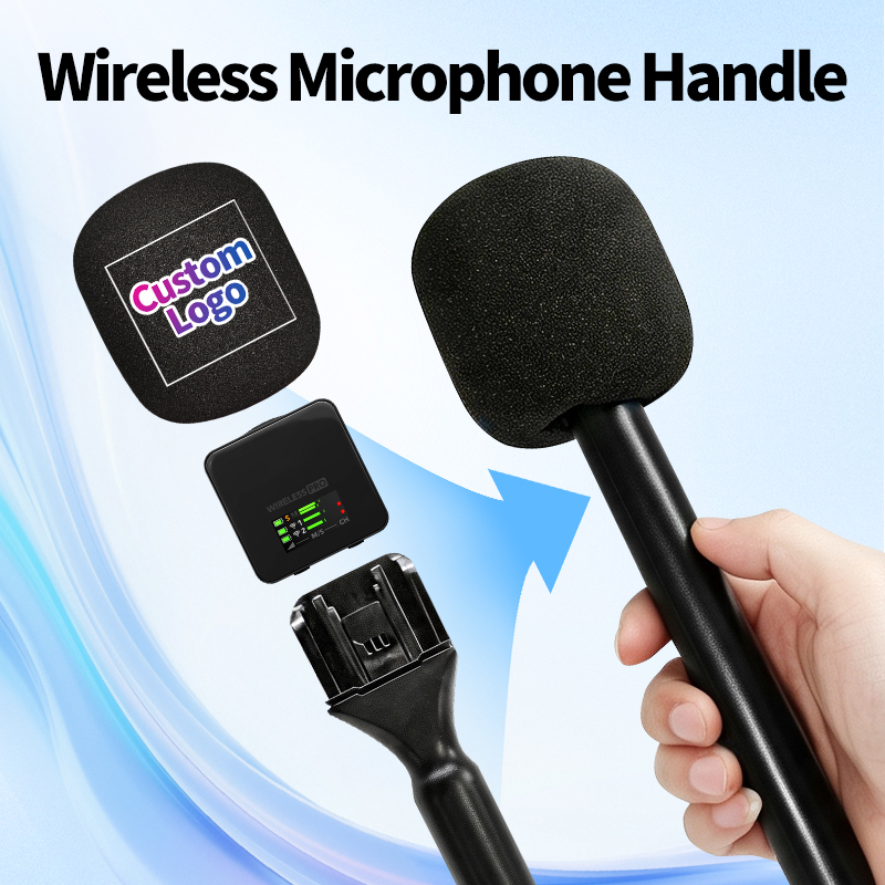 Microphone Capsule - Handheld Wireless Interview Microphone Adapter with