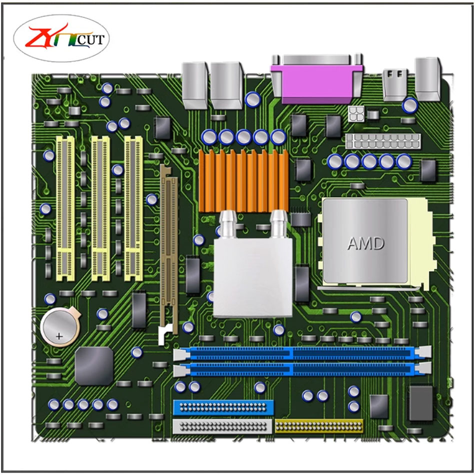 40 80mm CPU Aluminum water-coo - огляд і ціна Heatsink Aluminum