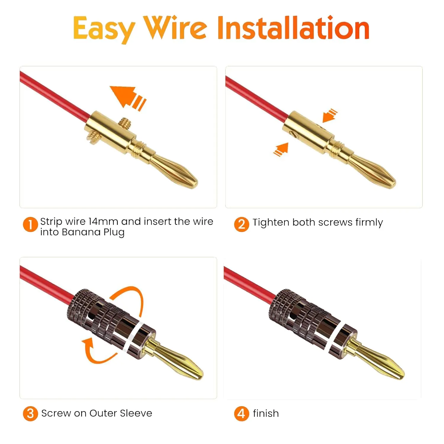 1-10Pcs No Solder Banana Plug  - огляд і ціна Banana Plug