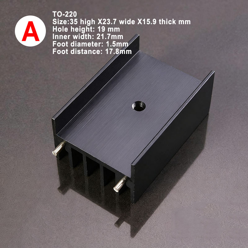 5 Pieces Aluminum Radiator For - огляд і ціна Heatsink Aluminum