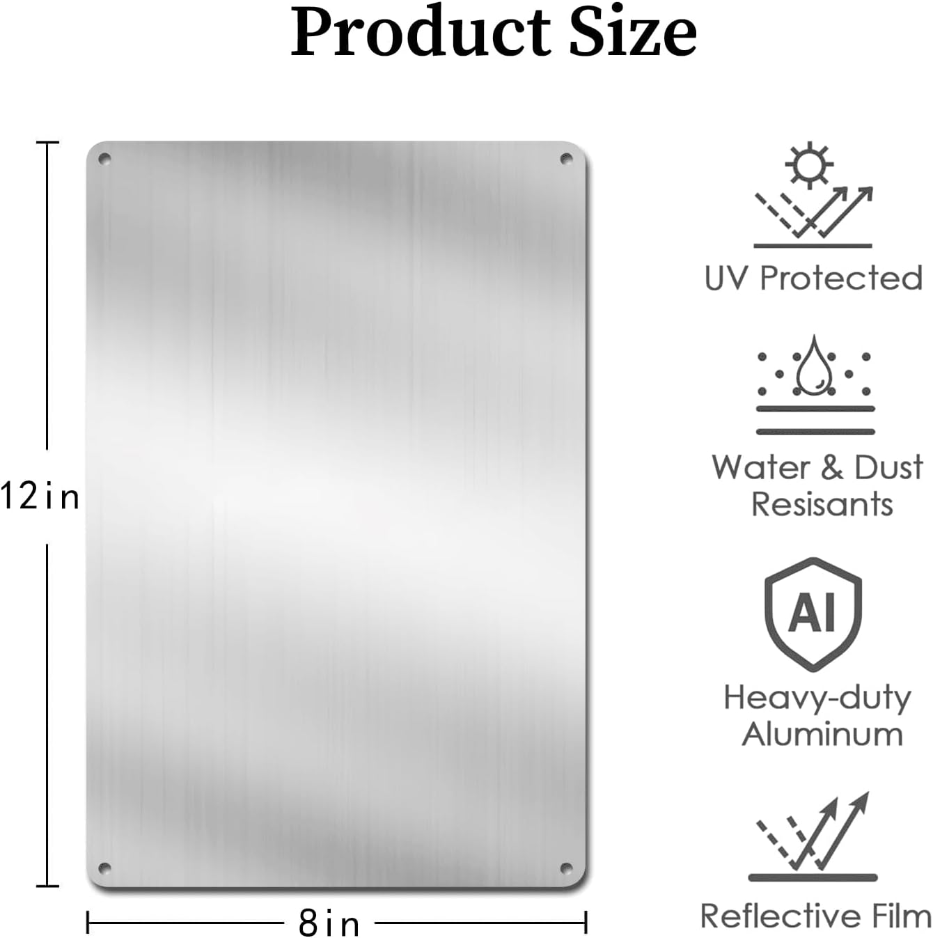 Tin Sign Radiation Hazard Warn - огляд і ціна Heatsink Aluminum