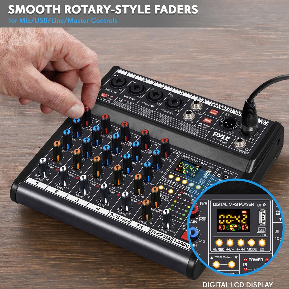 Compact Audio Mixer Pro Audio  - огляд і ціна Audio Interface