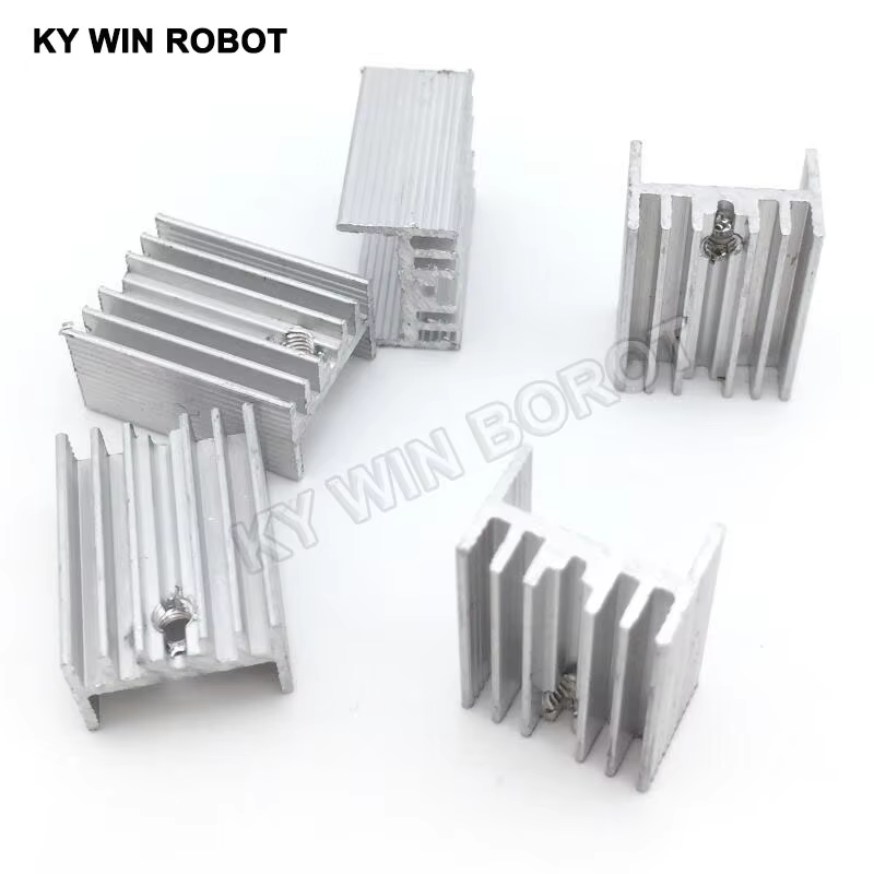 10pcs Aluminium TO-220 Heatsin - огляд і ціна Heatsink Aluminum